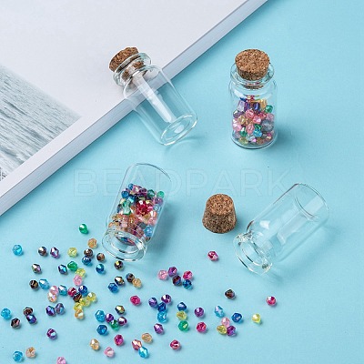 Glass Jar Glass Bottles X2-AJEW-H004-7-1-1