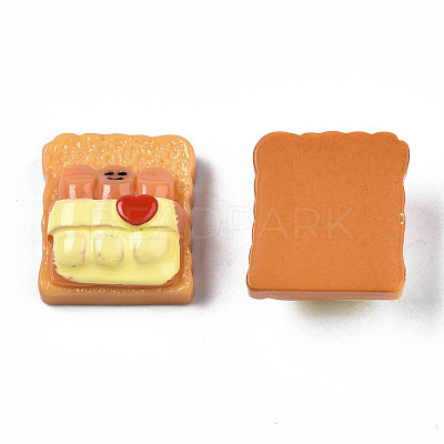 Opaque Epoxy Resin Cabochons CRES-S358-50-1