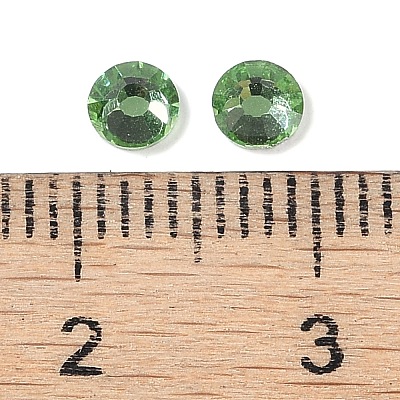 Glass Flat Back Rhinestone RGLA-C002-SS16-214-1