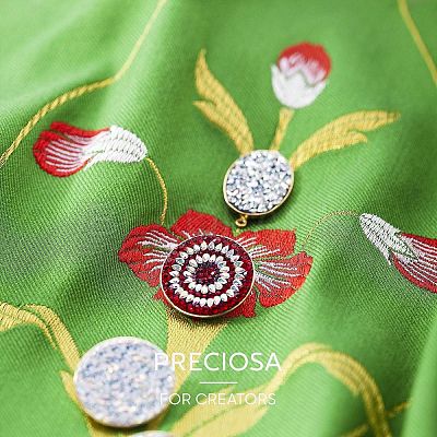 Preciosa® MAXIMA Crystal No Hotfix Flatback Stones Y-PRC-NSS16-90300-200-1