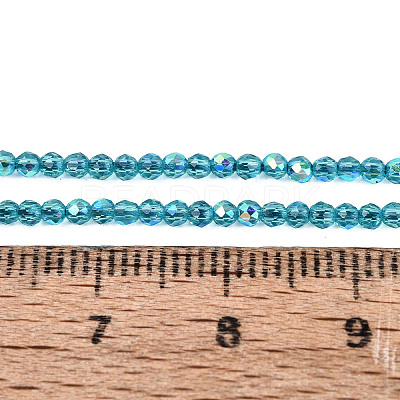 Transparent Glass Beads Strands EGLA-N028-01A-A05-1