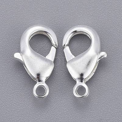 Brass Lobster Claw Clasps KK-902-S-1