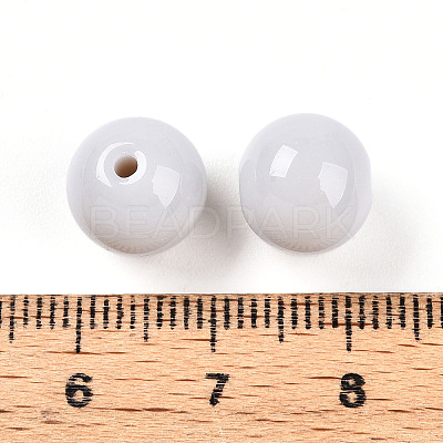Opaque Solid Color Glass Beads X1-GLAA-N007-10mm-A08-1