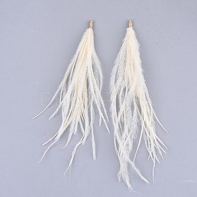 Ostrich Feather Tassel Big Pendant Decorations X-FIND-S302-08F-1