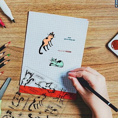 PVC Plastic Stamps DIY-WH0167-57-0055-1