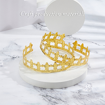 Iron Hair Band Findings FIND-WH0148-235-1