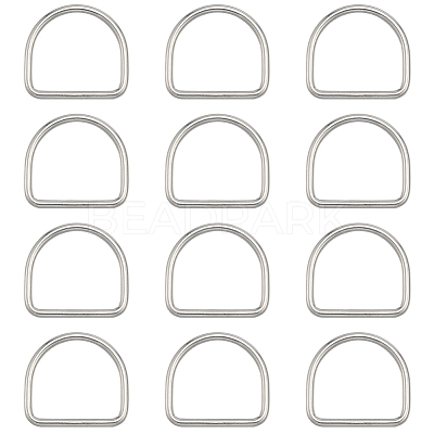 304 Stainless Steel D Rings STAS-CP0001-05D-1