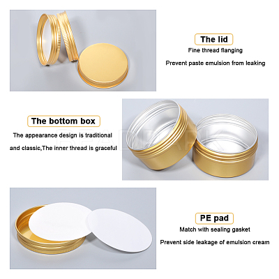 Round Aluminium Tin Cans CON-PH0001-69-1