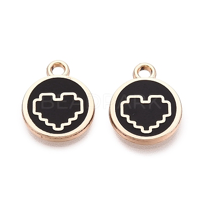 Alloy Enamel Pendants ENAM-Q002-01G-06-1