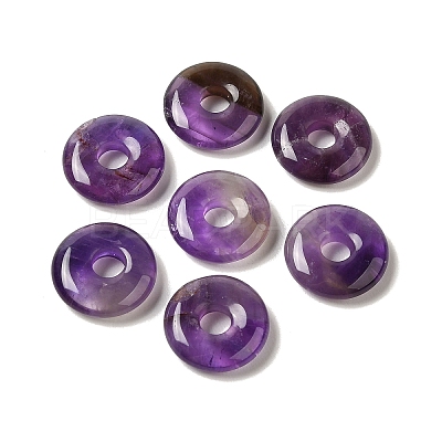 Natural Amethyst Pendants G-C066-02I-1