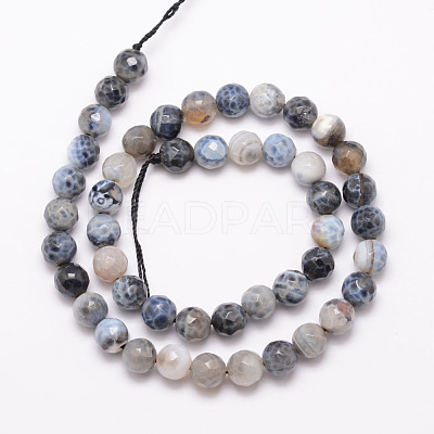 Natural Fire Crackle Agate Bead Strands X-G-K166-07F-8mm-05-1