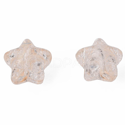 Transparent Crackle Acrylic Beads X-CACR-N006-13-A01-1
