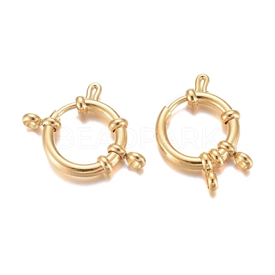 304 Stainless Steel Spring Ring Clasps X-STAS-G190-17G-A-1