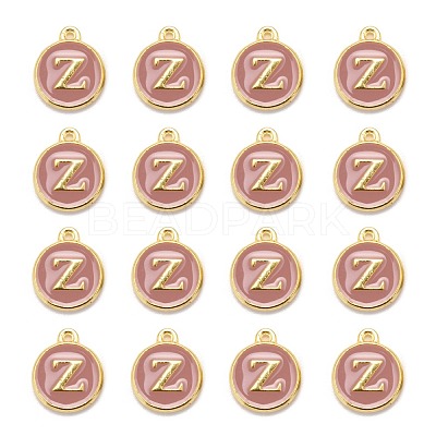 Golden Plated Alloy Enamel Charms X-ENAM-S118-07Z-1