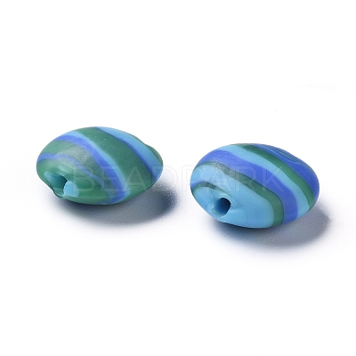 Handmade Frosted Lampwork Beads LAMP-H058-03-1