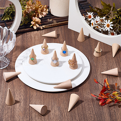 16Pcs Wooden Ring Displays RDIS-SC0001-05B-1
