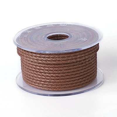 Braided Cowhide Cord WL-I003-3mm-D-12-1