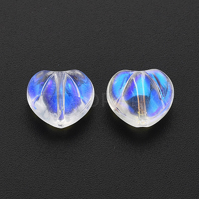 Electroplate Transparent Glass Beads LS-GLAA-T022-24-B01-1