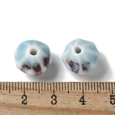 Vintage Porcelain Pumpkin Beads PORC-L080-A05-1