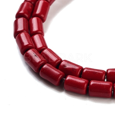 Synthetic Turquoise Beads Strands X-TURQ-G120-4x6mm-07-1