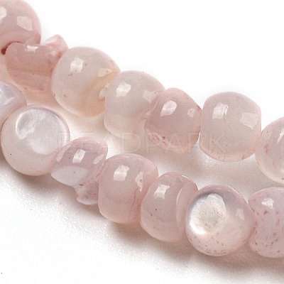 Natural White Shell Dyed Beads Strands BSHE-Z005-03D-1
