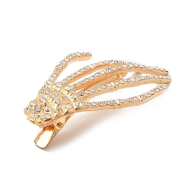 Halloween Theme Glass Rhinestone Alligator Hair Clips for Woman Girl PHAR-E018-03G-1