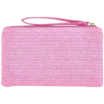 Woven Straw Wristlets Bags ABAG-WH20005-69D-1