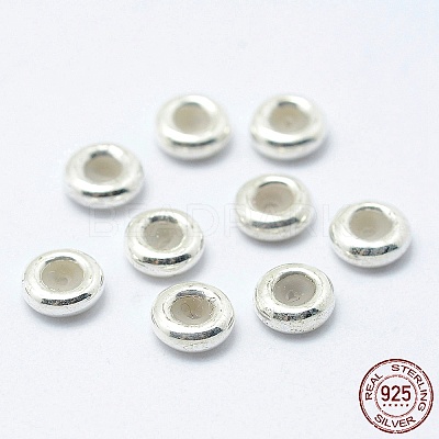 925 Sterling Silver Beads STER-I014-5mm-24S-1
