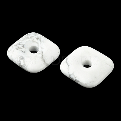Natural Howlite Pendants GG-D003-B02-15-1