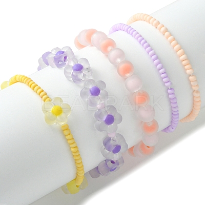 4 Colors 3 Styles DIY Jewelry Beads Kits DIY-FS0006-58-1