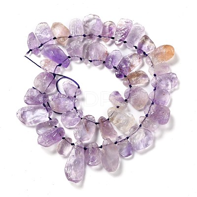 Rough Raw Natural Ametrine Beads Strands G-G010-08-1