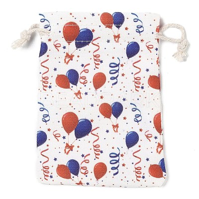 Christmas Theme Cloth Printed Storage Bags ABAG-F010-02A-06-1