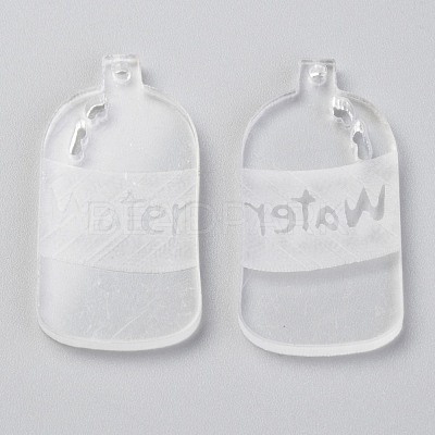 Transparent Acrylic Pendants TACR-O003-02-1
