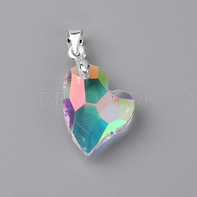 Electroplate Glass Pendants FIND-TAC0009-67S-02-1