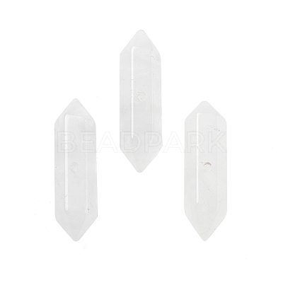 Natural Mixed Stone Double Terminal Pointed Beads G-A231-01-1
