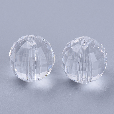 Transparent Acrylic Beads X-TACR-Q254-8mm-V01-1