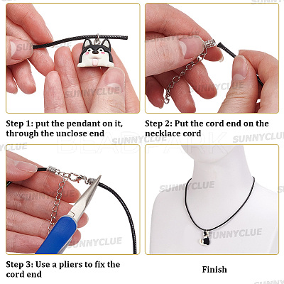 50Pcs Imitation Leather Round Cord Necklace Making NJEW-SC0001-89C-1