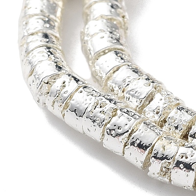 Electroplated Natural Lava Rock Beads Strands G-H303-A05-S-1
