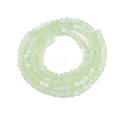 Transparent Glass Beads Strands EGLA-A044-T1mm-MB09-1