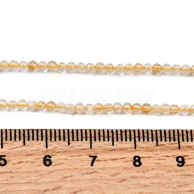 Natural Citrine Beads Strands G-I289-02-1