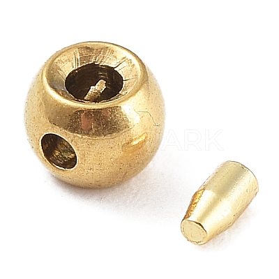 304 Stainless Steel Bead Tips STAS-K268-01B-G-1
