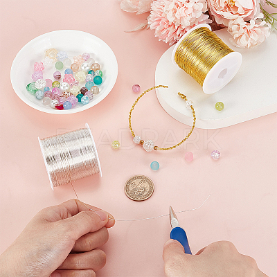 2 Rolls 2 Colors Copper Wire OCOR-ME0001-29-1