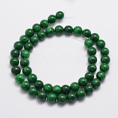 Natural Malaysia Jade Beads Strands G-A146-8mm-B04-1