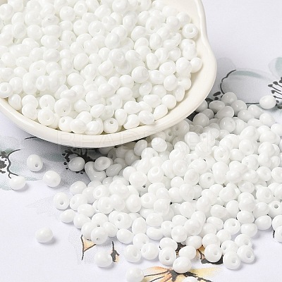 6/0 Opaque Baking Paint Glass Seed Beads X1-SEED-M012-02A-37-1