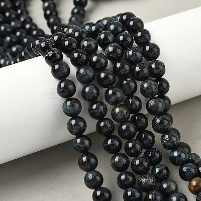 Grade B Natural Tiger Eye Beads Strands LS-G-F591-18-8mm-03-1