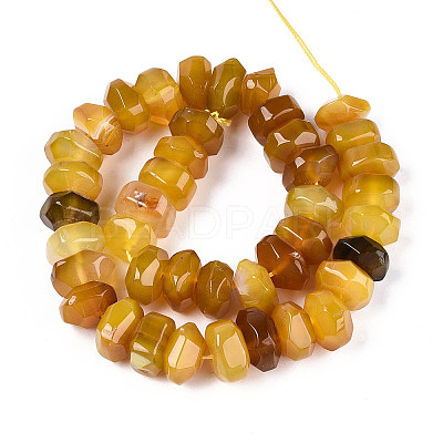 Natural Agate Beads Strands G-N356-01A-18-1