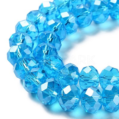Anti-Tarnish Glass Beads Strands GR12MMY-20L-1