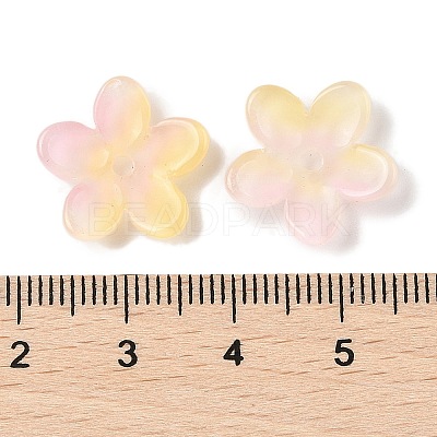 Transparent Spray Paint Glass Beads GLAA-Z011-07E-1
