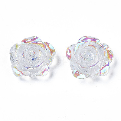 Transparent Resin Cabochons CRES-N030-001B-1