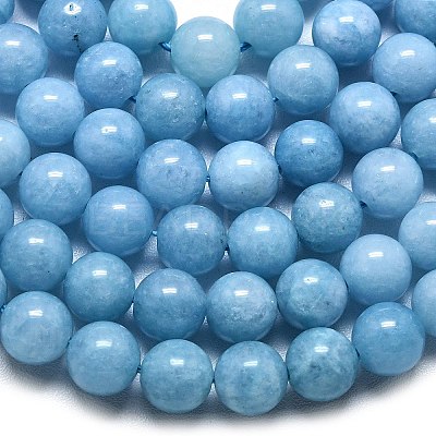 Natural Malaysia Jade Beads Strands G-L645-A01-8mm-15-1